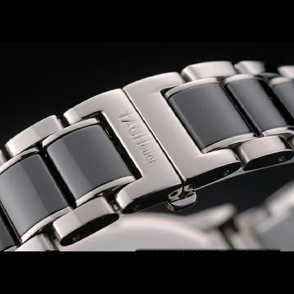 Tag Heuer Carrera Black Ceramic Bezel Stainless Steel Strap new59047