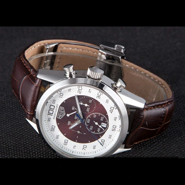 Tag Heuer Carrera Mikrograph Limited Edition Brown Leather Strap new59050