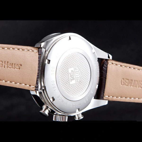Tag Heuer Carrera Mikrograph Limited Edition Brown Leather Strap new59050