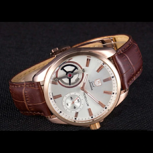 Tag Heuer Carrera Pendulum Brown Leather Strap new59052