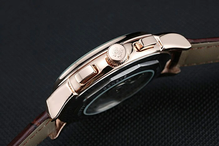Patek Philippe Grand Complications White Dial Brown Leather Bracelet new59112