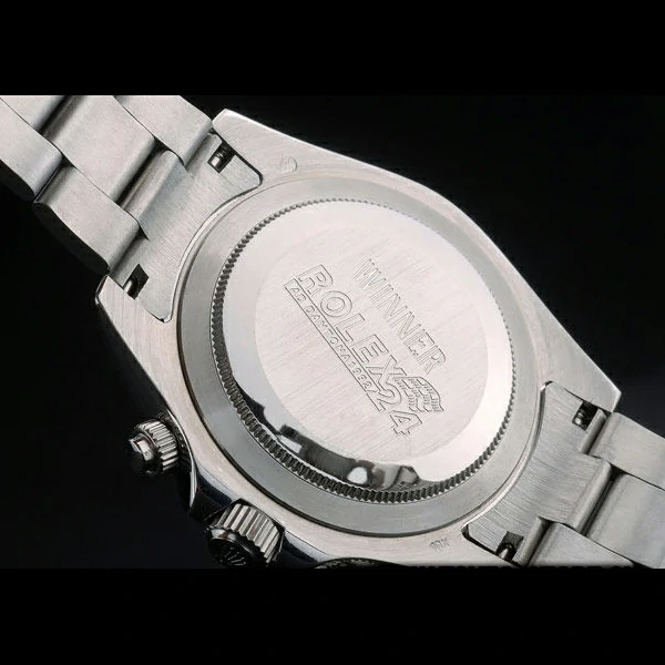 Rolex Daytona Black Ceramic Tachymeter Stainless Steep Strap White Dial new59213