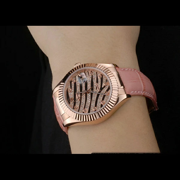 Rolex Datejust Special Edition 2012 Pale Pink Leather Strap new59217