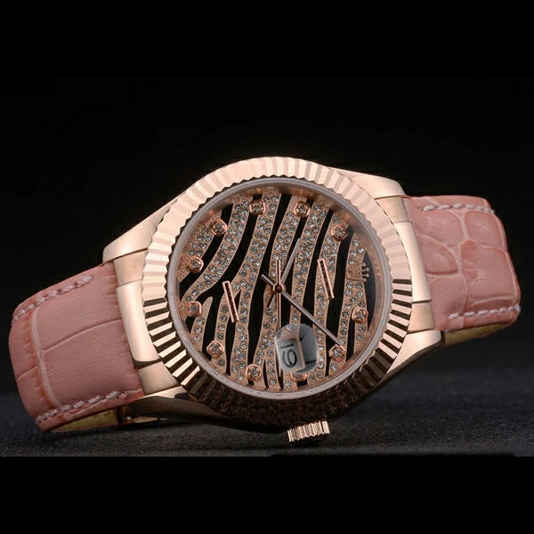 Rolex Datejust Special Edition 2012 Pale Pink Leather Strap new59217