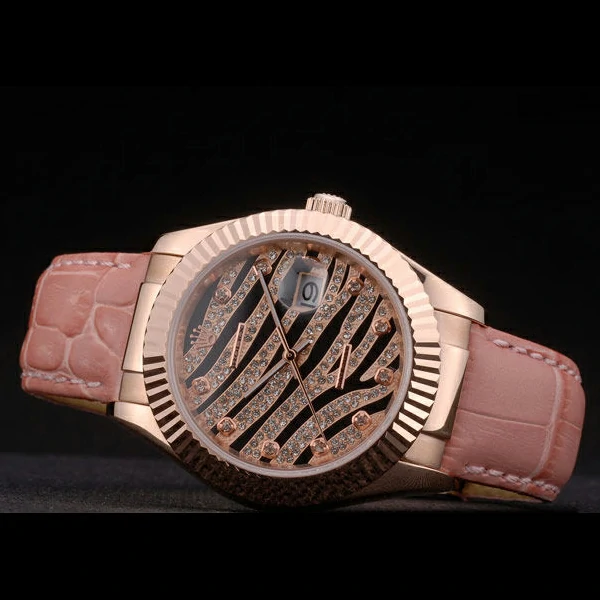 Rolex Datejust Special Edition 2012 Pale Pink Leather Strap new59217