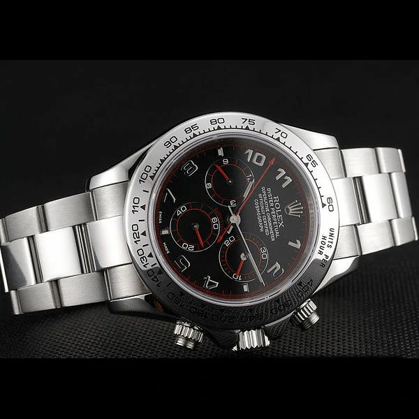 Rolex Daytona Stainless Steel Bracelet Black Dial new59242