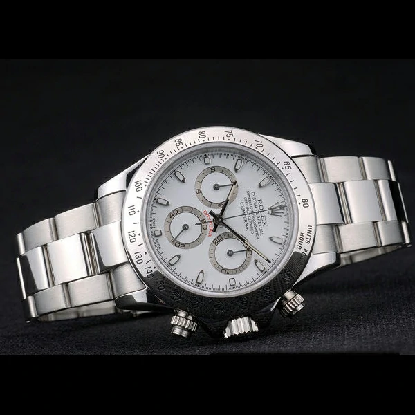 Rolex Daytona Stainless Steel Bracelet White Dial new59243