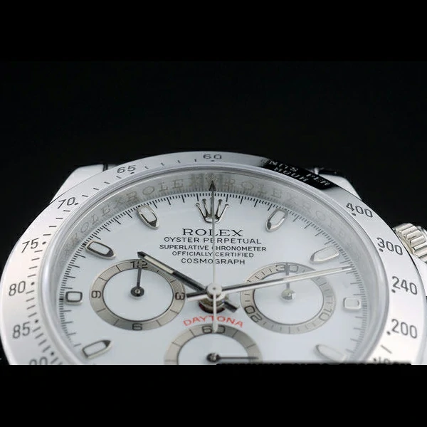 Rolex Daytona Stainless Steel Bracelet White Dial new59243