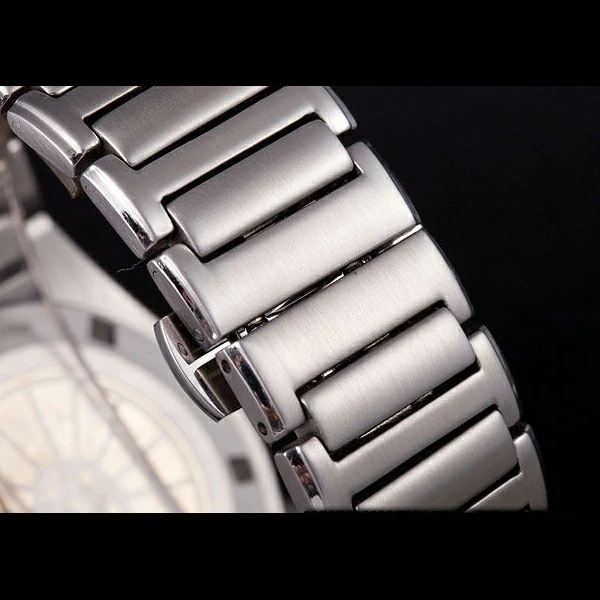 Porsche Dashboard Polished Stainless Steel Strap Red Dial new59284