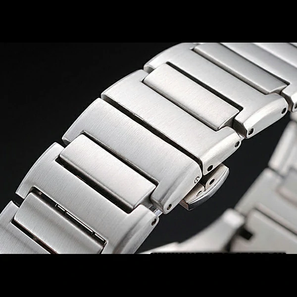 Porsche Dashboard Polished Stainless Steel Strap White Dial new59285