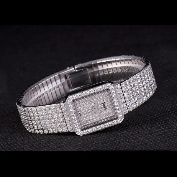 Piaget Limelight Diamonds Encrusted Stainless Steel Watch new59307