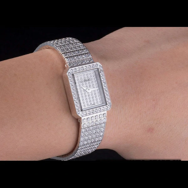 Piaget Limelight Diamonds Encrusted Stainless Steel Watch new59307