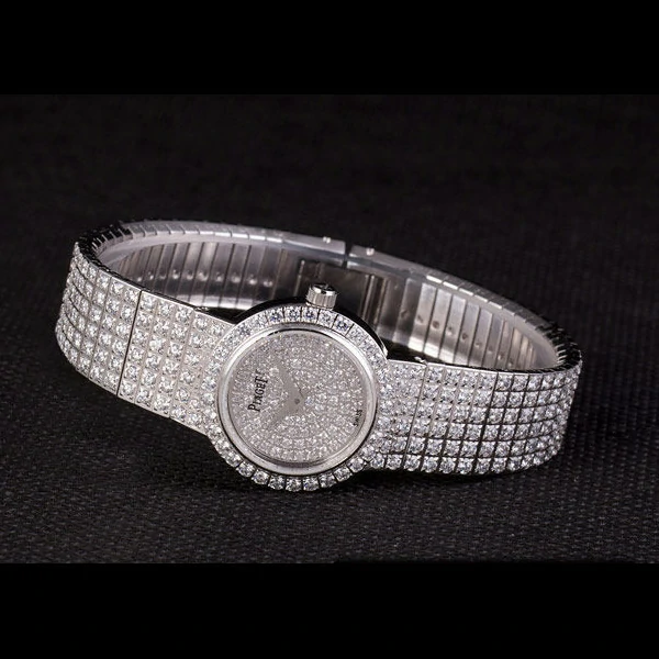 Piaget Limelight Diamonds Encrusted Stainless Steel Watch new59309