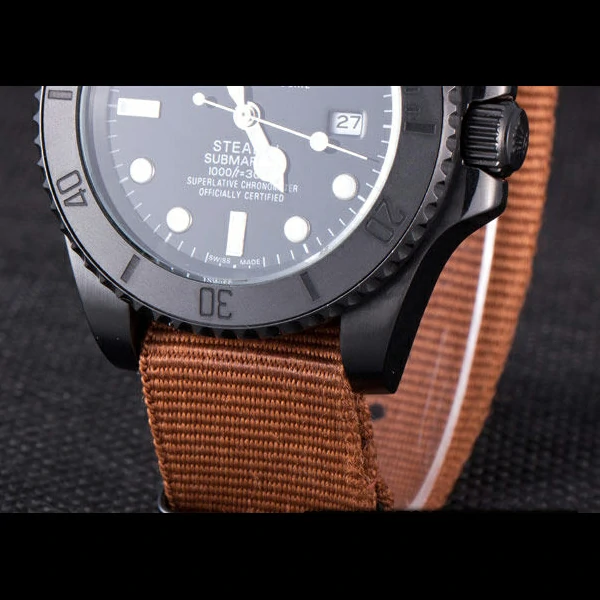 Rolex Submariner STEALTH MK IV Brown Fabric Band new59473