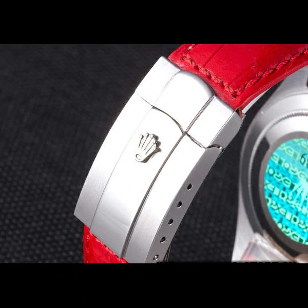 Rolex DayDate 2013 with Red Dial and Red Leather Band new59475