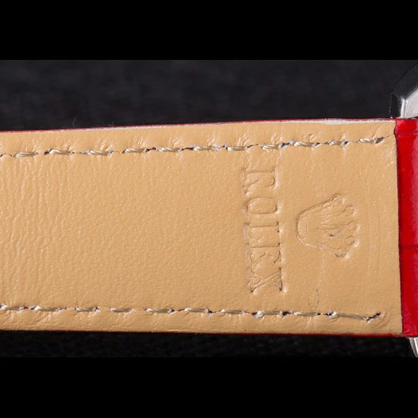 Rolex DayDate 2013 with Red Dial and Red Leather Band new59475
