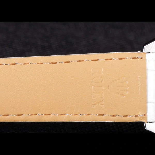 Rolex Day Date Oyster Collection White Leather Band new59560