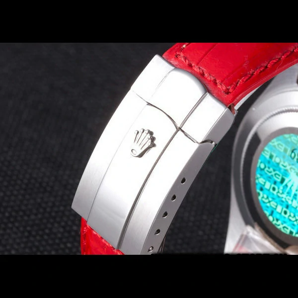 Rolex Day Date Oyster Collection Red Leather Band new59561