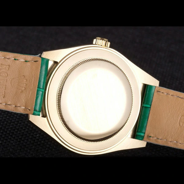 Rolex Day Date Oyster Collection Green Leather Band new59563