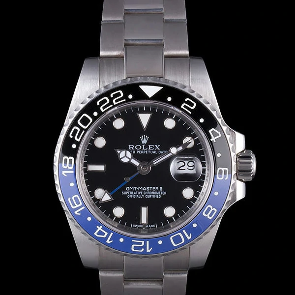 Rolex GMT Master II Oyster Collection Brushed Stainless Steel Band new59564
