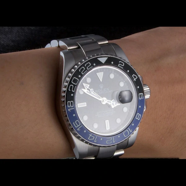 Rolex GMT Master II Oyster Collection Brushed Stainless Steel Band new59564