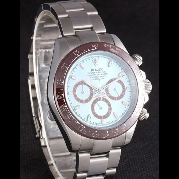 Rolex Daytona Stainless Steel Bracelet with Rouge Bezel and Blue Dial new59662