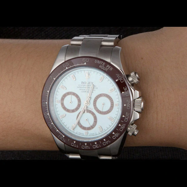 Rolex Daytona Stainless Steel Bracelet with Rouge Bezel and Blue Dial new59662