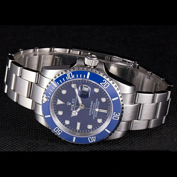 Rolex Submariner Stainless Steel Link Bracelet Blue Dial new59772