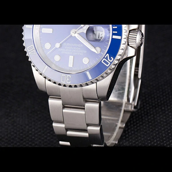 Rolex Submariner Stainless Steel Link Bracelet Blue Dial new59772