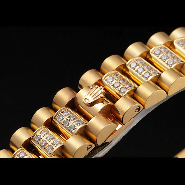 Rolex Day Date Diamonds Yellow Gold new59809
