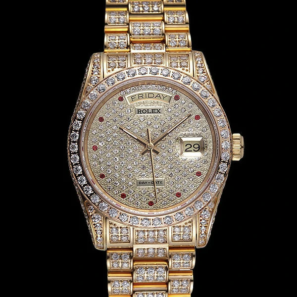 Rolex Day Date Diamonds Yellow Gold new59810