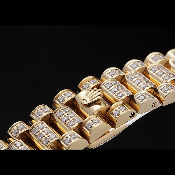 Rolex Day Date Diamonds Yellow Gold new59810