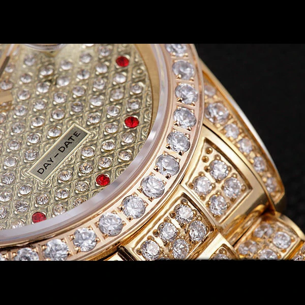 Rolex Day Date Diamonds Yellow Gold new59810