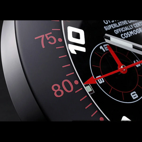 Rolex Daytona Cosmograph Wall Clock Black Red new59817