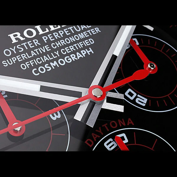 Rolex Daytona Cosmograph Wall Clock Black Red new59817