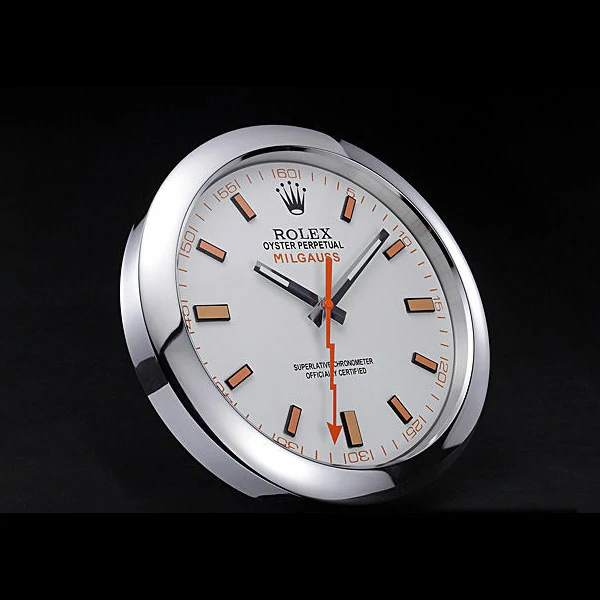 Rolex Milgauss Wall Clock Silver new59819