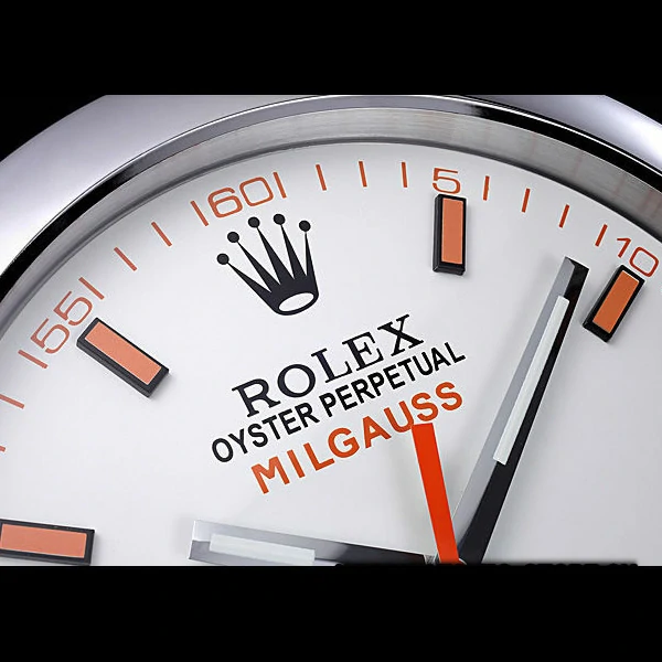 Rolex Milgauss Wall Clock Silver new59819