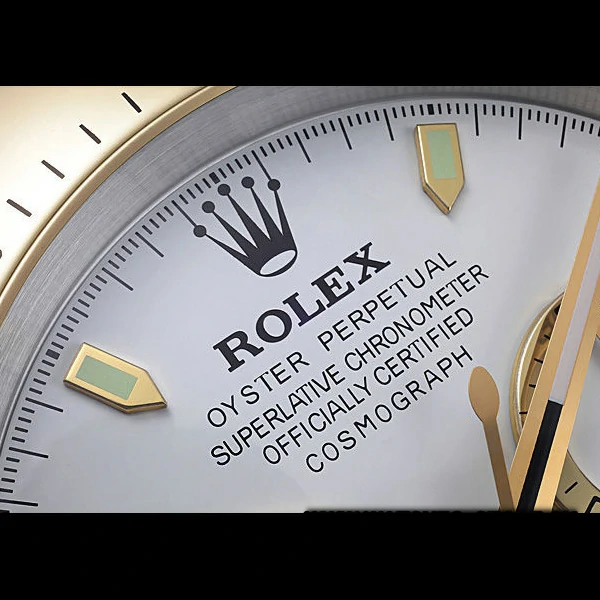 Rolex Daytona Cosmograph Wall Clock Gold White new59820
