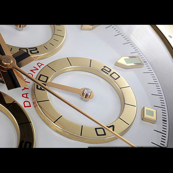Rolex Daytona Cosmograph Wall Clock Gold White new59820