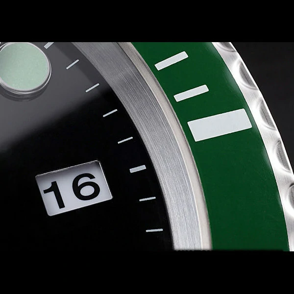 Rolex Submariner Wall Clock Silver Green new59821
