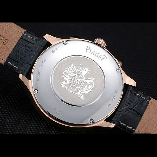 Piaget Gouverneur Chronograph Rose Gold White Dial new59894