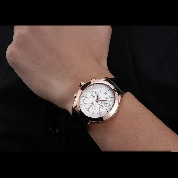 Piaget Gouverneur Rose Gold White Dial new59896