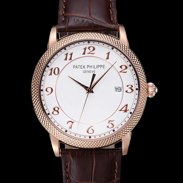 Patek Philippe Calatrava Rose Gold White Dial new59898