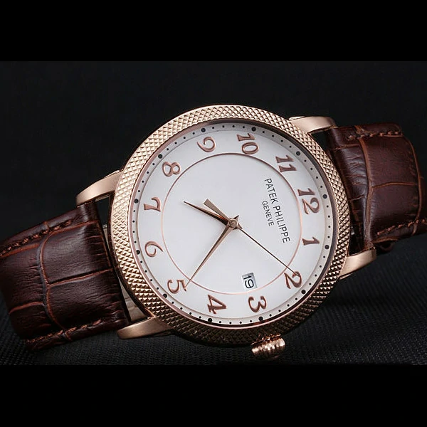Patek Philippe Calatrava Rose Gold White Dial new59898