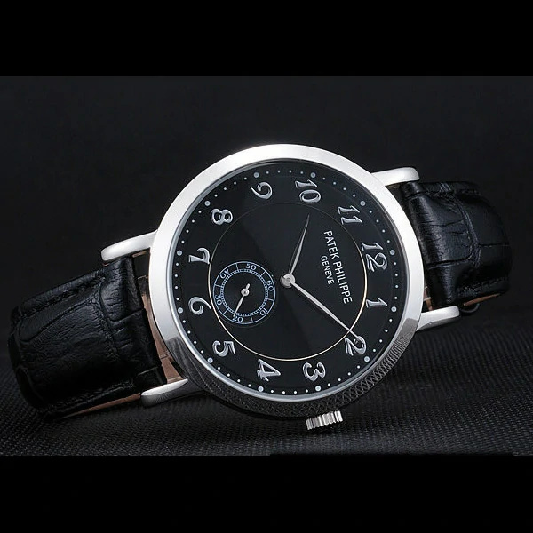 Patek Philippe Calatrava Stainless Steel Black Dial new59901