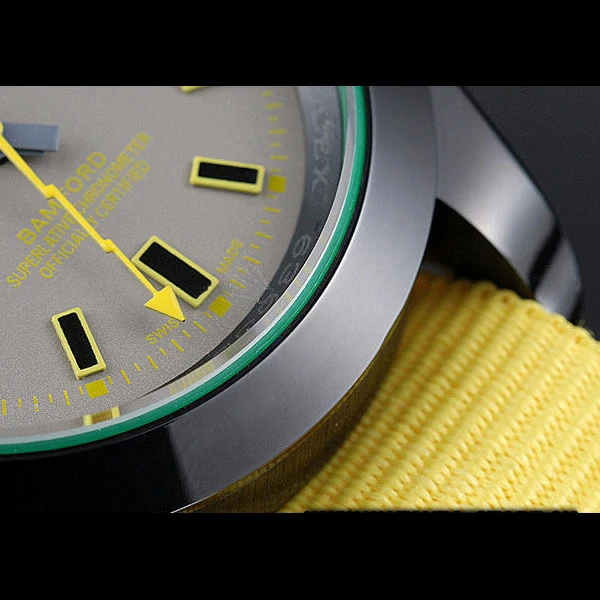 Rolex Milgauss Bamford Yellow Nylon Strap new59912