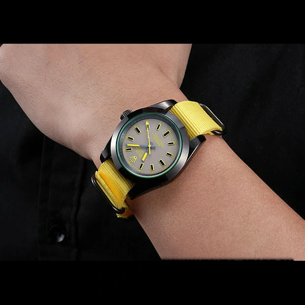 Rolex Milgauss Bamford Yellow Nylon Strap new59912