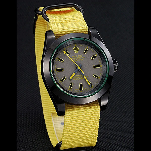 Rolex Milgauss Bamford Yellow Nylon Strap new59912