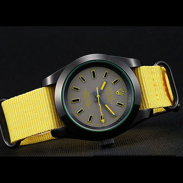 Rolex Milgauss Bamford Yellow Nylon Strap new59912