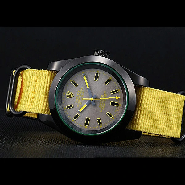 Rolex Milgauss Bamford Yellow Nylon Strap new59912